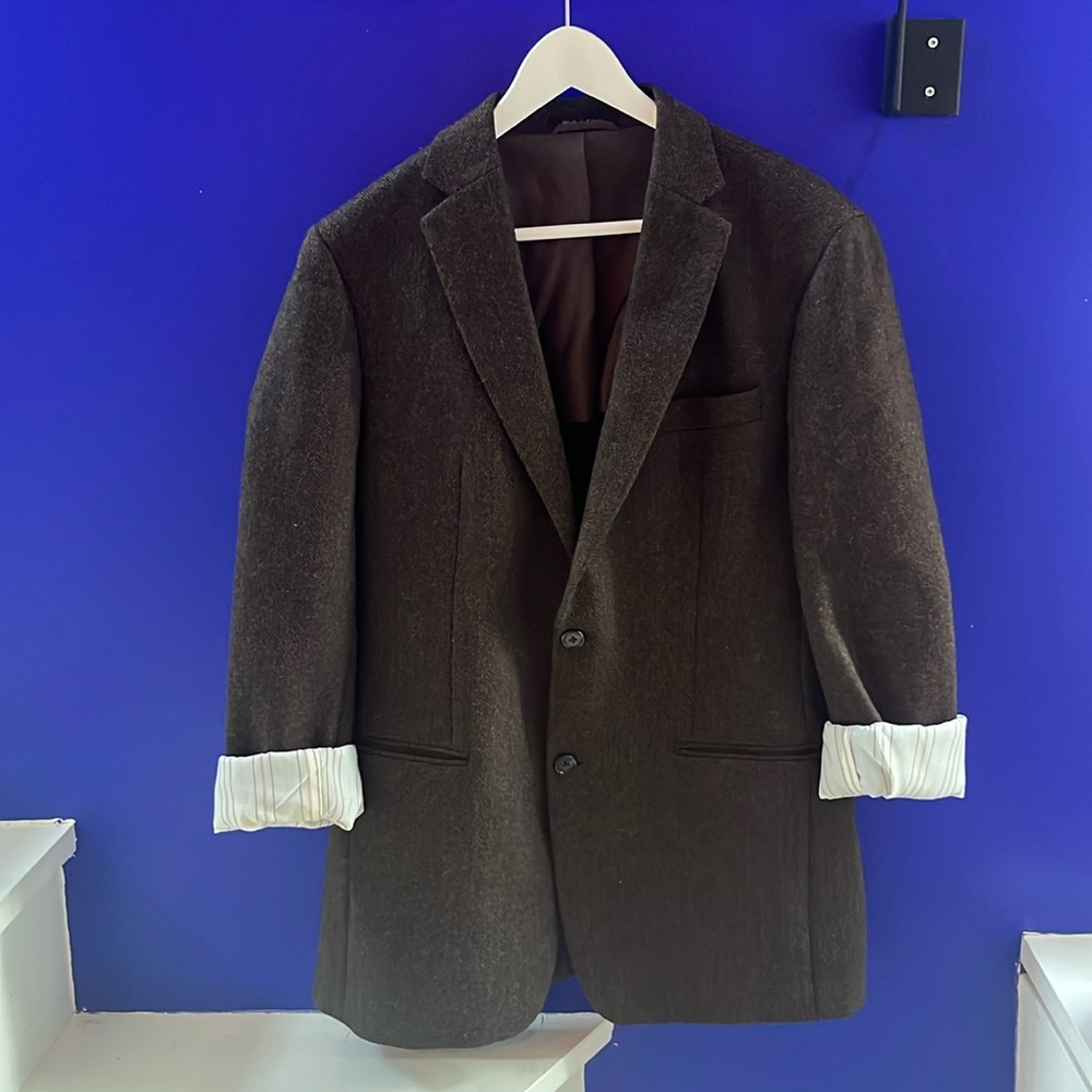 Oversized brown blazer, vintage